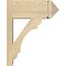 Ekena Millwork Olympic Rough Sawn Arts and Crafts Outlooker, Douglas Fir, 8"W x 18"D x 22"H OUT08X18X22OLY03RDF - alternate 2